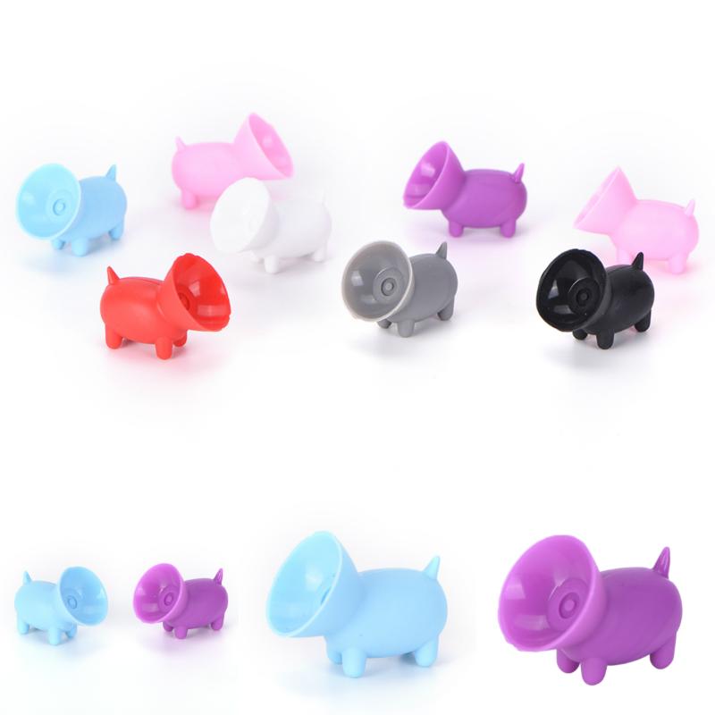 

Cell Phone Mounts & Holders Cute Cartoon Suction Cup Mini Pig Mobile Holder Stand For 6 Galaxy S4 Phones Universal Random Color, 2pcs randomly