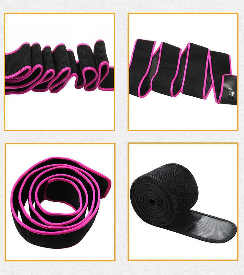 Slimming Tummy Straps Waist Trainer Corset Cincher Fitness Sauna Sweat Belts For Gym Yoga Running Sculpting Abdomen Bands Shapewear DHL Free