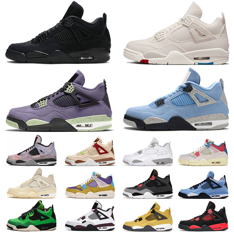 Top Quality Jumpman 4 4s IV Mens Womens Basketball Shoes Canvas Canyon Purple Black Cat Cactus Jack Manila University Blue Designer Sports Sneakers Trainers, # canvas 36-47
Top Quality Jumpman 4 4s IV Mens Womens Basketball Shoes Canvas Canyon Purple Black Cat Cactus Jack Manila University Blue Designer Sports Sneakers Trainers, # canvas 36-47