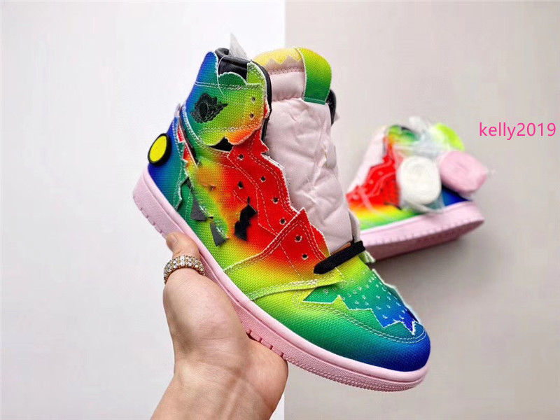 2021 J Balvin x 1 High OG Man Women Outdoor Shoes 1S Multi Color Black Pink Foam Jennifer Lopez Shakira Tie-Dye Zapatos Sneakers
2021 J Balvin x 1 High OG Man Women Outdoor Shoes 1S Multi Color Black Pink Foam Jennifer Lopez Shakira Tie-Dye Zapatos Sneakers