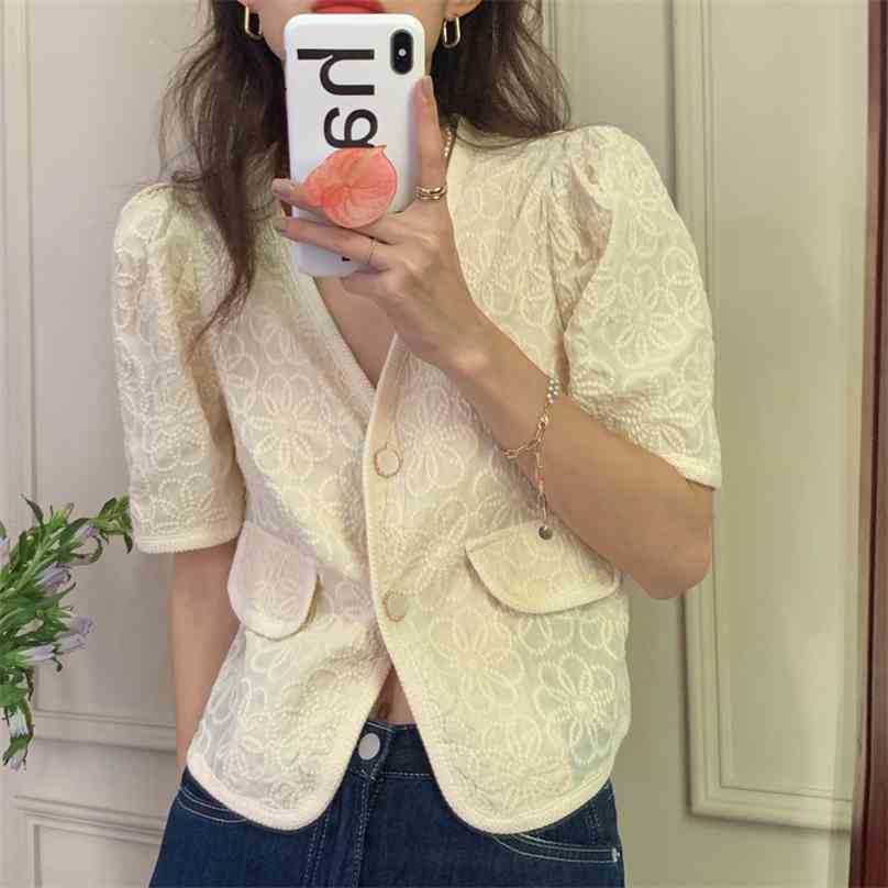 Summer Femme Florals OL Vintage Slim V-Neck Streetwear Blazers Office Lady High Waist Stylish Retro Coats 210525, White
Summer Femme Florals OL Vintage Slim V-Neck Streetwear Blazers Office Lady High Waist Stylish Retro Coats 210525, White