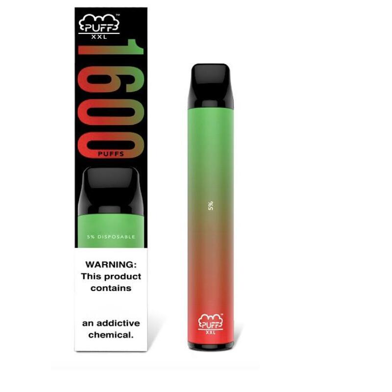 Disposable E-cigarettes PUFF XXL DisposableDevice Vape Pen 1600Puffs Bars 600mAh 4ml Pod Cartridges Pre-filled Vapor e Cigs Portable Vaporizer Kits
Disposable E-cigarettes PUFF XXL DisposableDevice Vape Pen 1600Puffs Bars 600mAh 4ml Pod Cartridges Pre-filled Vapor e Cigs Portable Vaporizer Kits
