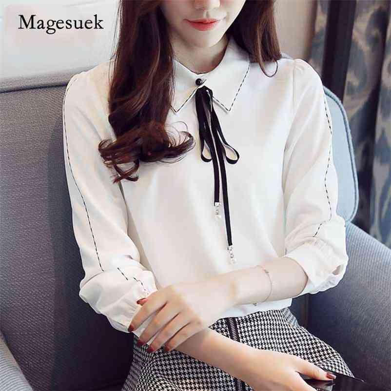 Autumn Women White Long Sleeve Blouses Shirt Back Zipper Shirts Female Ladies Fashion Camisas Mujer 6781 210518
Autumn Women White Long Sleeve Blouses Shirt Back Zipper Shirts Female Ladies Fashion Camisas Mujer 6781 210518