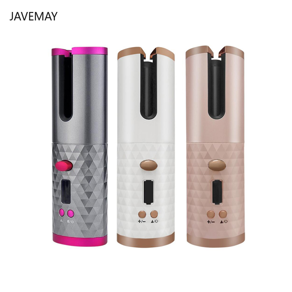 Javemay Cordless Automatic Rotating Hair Curler USB Rechargeable Curling Iron LED Display Temperature Adjustable Styling Tool
Javemay Cordless Automatic Rotating Hair Curler USB Rechargeable Curling Iron LED Display Temperature Adjustable Styling Tool