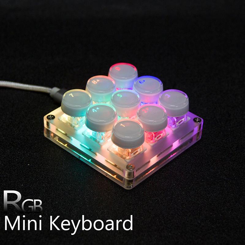 Keyboards 9 Keys Mini Macro Keyboard With Software Programming LED RGB Backlit One Handed Numpad OSU! Mac WIN 7 8 10 Outemu Gateron
Keyboards 9 Keys Mini Macro Keyboard With Software Programming LED RGB Backlit One Handed Numpad OSU! Mac WIN 7 8 10 Outemu Gateron