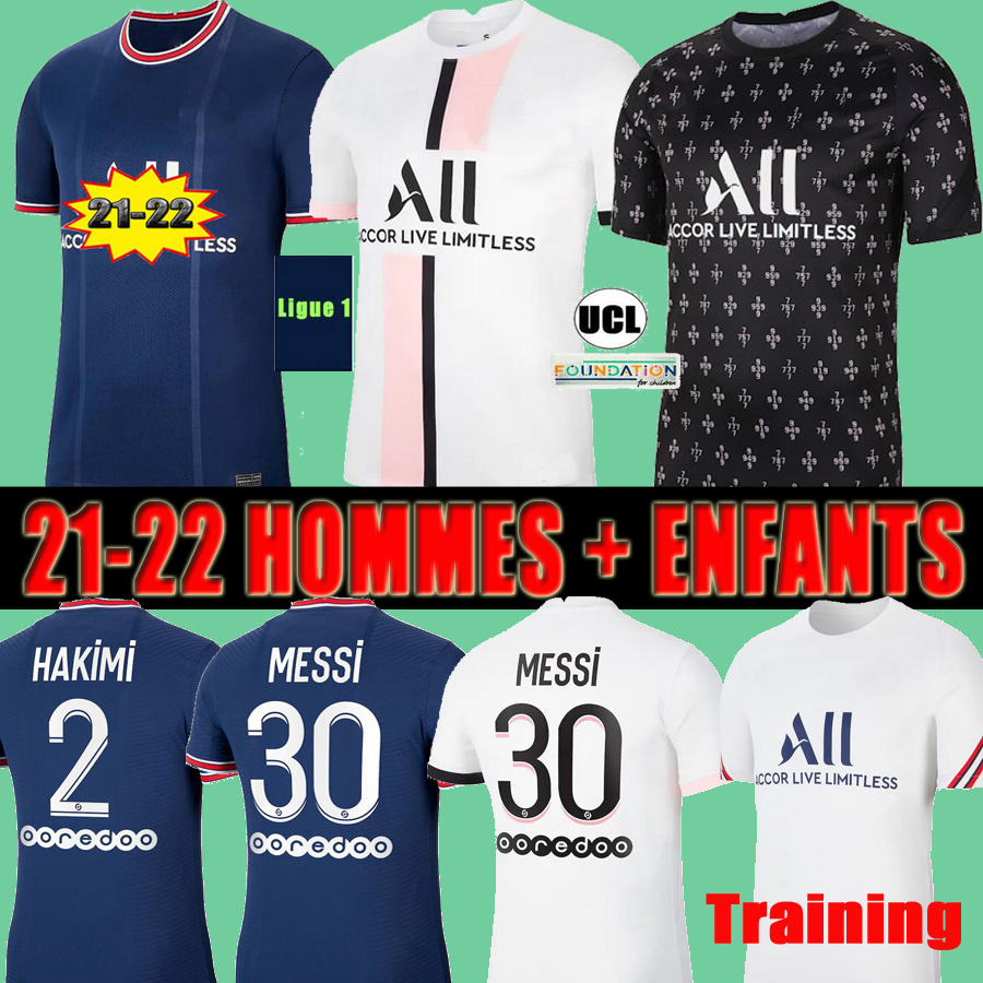 MESSI MBAPPE Jerseys HAKIMI SERGIO RAMOS 21 22 Maillots De Football 2021 2022 MARQUINHOS VERRATTI PsGSoccer Men Kids Kit Shirts Uniforms Enfants Maillot Foot, Kids 21 22 away
MESSI MBAPPE Jerseys HAKIMI SERGIO RAMOS 21 22 Maillots De Football 2021 2022 MARQUINHOS VERRATTI PsGSoccer Men Kids Kit Shirts Uniforms Enfants Maillot Foot, Kids 21 22 away