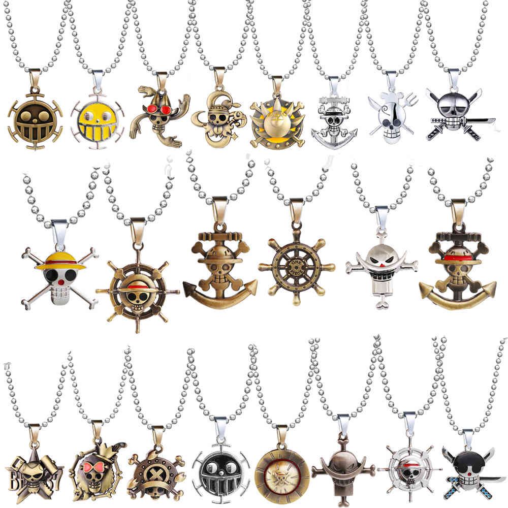 YUTONG Japanese Anime One Piece Necklace Cosplay Luffy Pirate Skull Metal Pendant Bead Chain Fashion Choker Jewelry Gift Souvenir, Silver
YUTONG Japanese Anime One Piece Necklace Cosplay Luffy Pirate Skull Metal Pendant Bead Chain Fashion Choker Jewelry Gift Souvenir, Silver
