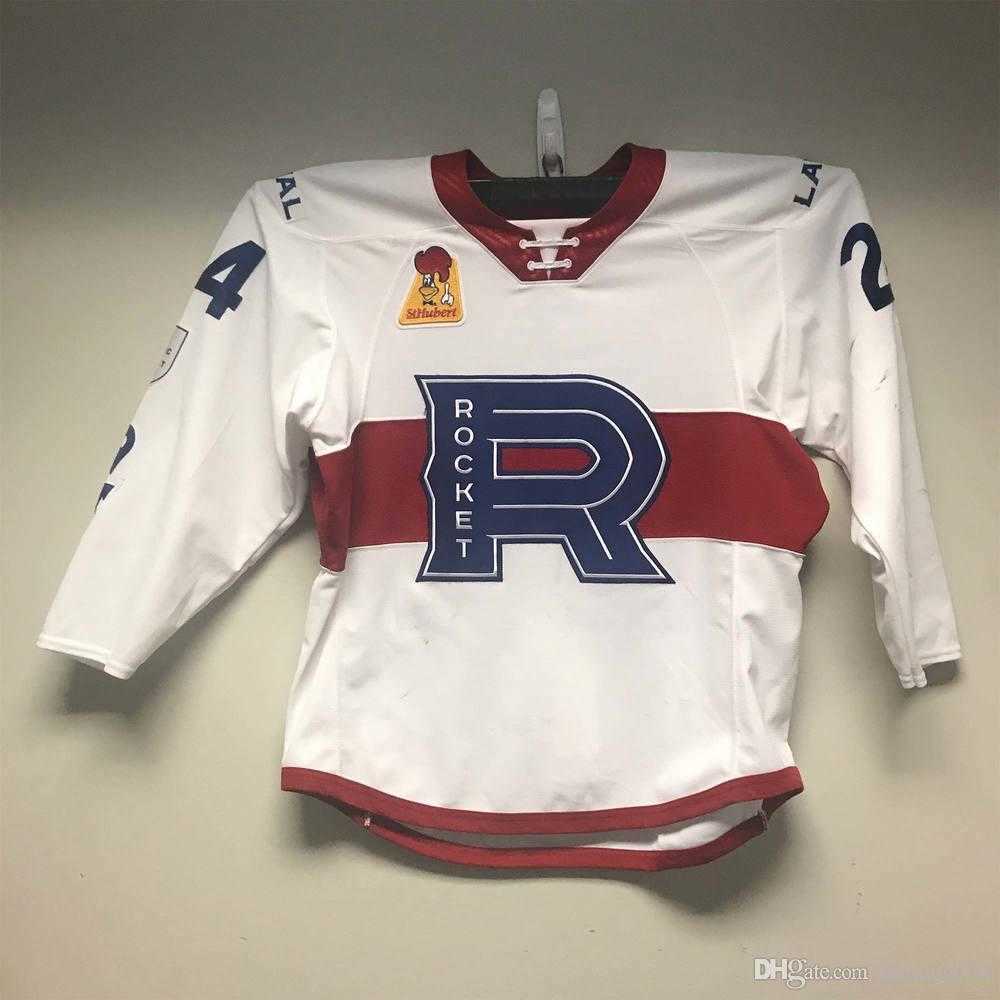 2020 Laval Rocket #24 Daniel Audett Hockey Jersey Embroidery Stitched Customize any number and name Jerseys, White
2020 Laval Rocket #24 Daniel Audett Hockey Jersey Embroidery Stitched Customize any number and name Jerseys, White