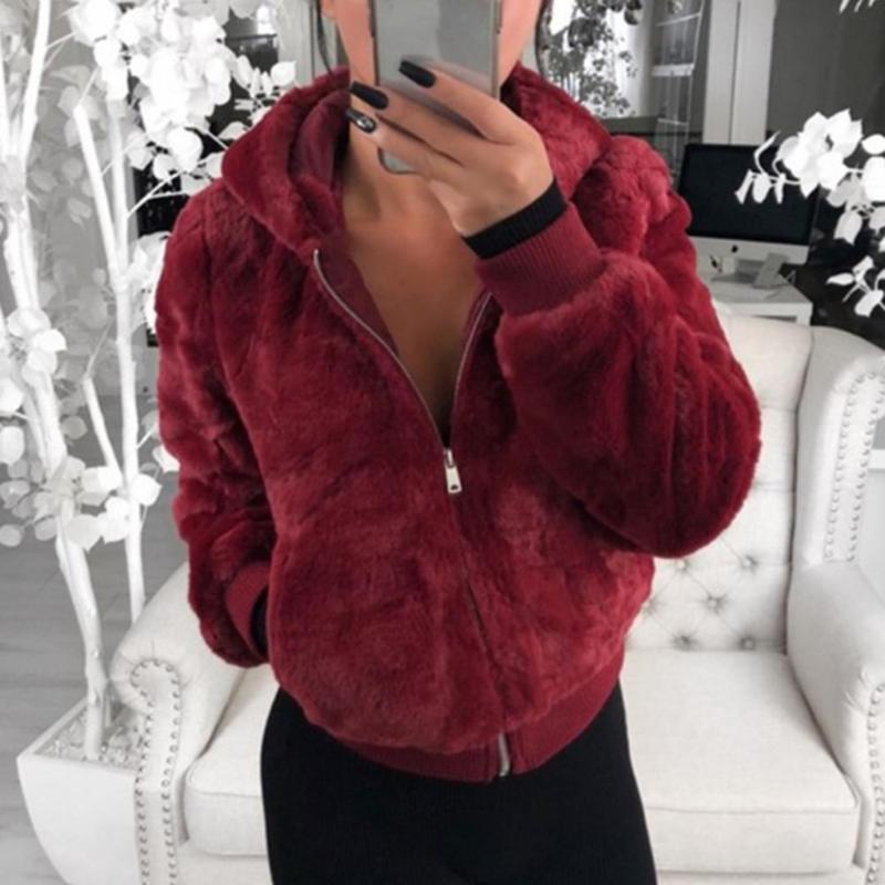 Women's Fur & Faux Fleece Coat Stylish Hooded Loose-fitting Solid Color Fluffy Jacket For Travel Plush Women, Black
Women's Fur & Faux Fleece Coat Stylish Hooded Loose-fitting Solid Color Fluffy Jacket For Travel Plush Women, Black