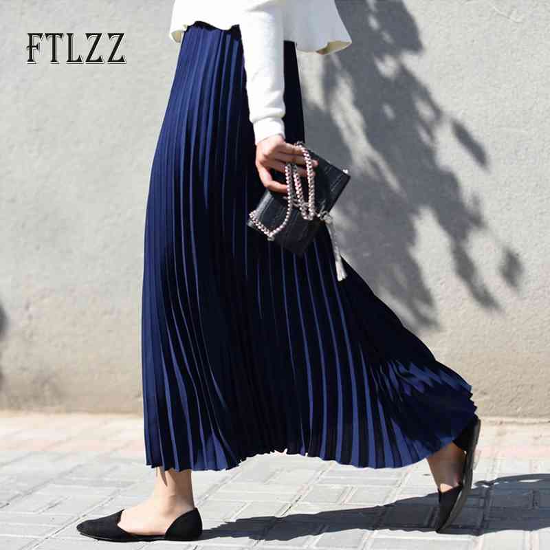 Fashion Vintage Pleated Skirt Slim Elastic High Waisted Solid Long Ladies Elegant Office Maxi Skirt 210602, White
Fashion Vintage Pleated Skirt Slim Elastic High Waisted Solid Long Ladies Elegant Office Maxi Skirt 210602, White
