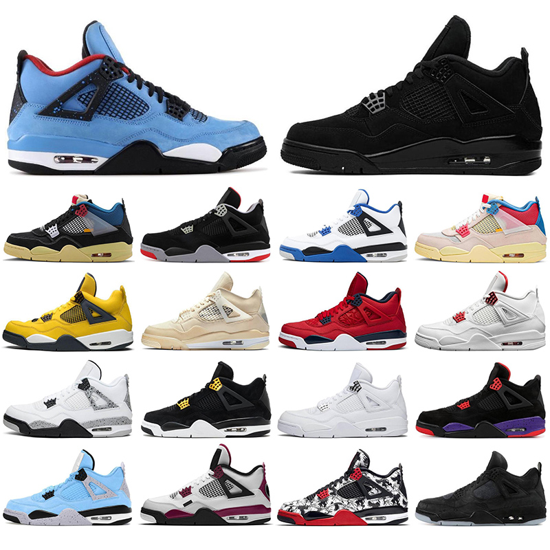 Jumpman Basketball shoes 4 4s for Men Women Bred University Blue Varsity Royal Cement Union Sail Metallic Pack Fire Red Guava Ice Sneakers mens trainer
Jumpman Basketball shoes 4 4s for Men Women Bred University Blue Varsity Royal Cement Union Sail Metallic Pack Fire Red Guava Ice Sneakers mens trainer