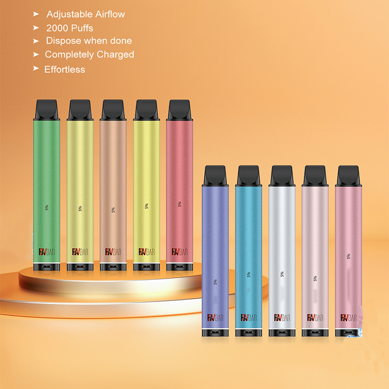 Newest Flavbar V3 Disposable E Cigarettes Adjustable Airflow 2000Puffs 6ML Cartridges Starter Kit 1200mah Device System Pods Original Yocan
Newest Flavbar V3 Disposable E Cigarettes Adjustable Airflow 2000Puffs 6ML Cartridges Starter Kit 1200mah Device System Pods Original Yocan