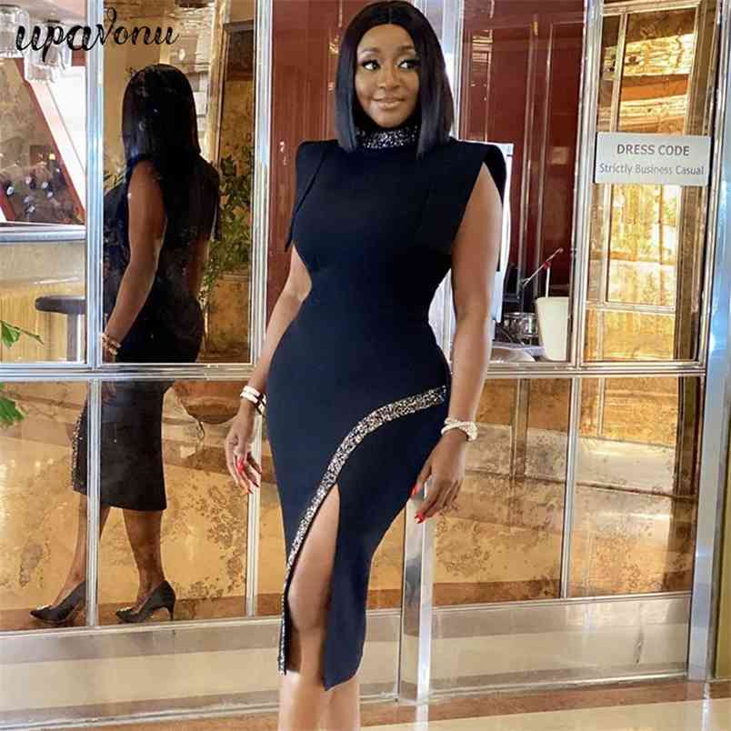 Free Women Bandage Dress Midi Sexy Stand Collar Short Sleeve Bodycon Split Celebrity Club Party Vestidos 210524, Black
Free Women Bandage Dress Midi Sexy Stand Collar Short Sleeve Bodycon Split Celebrity Club Party Vestidos 210524, Black