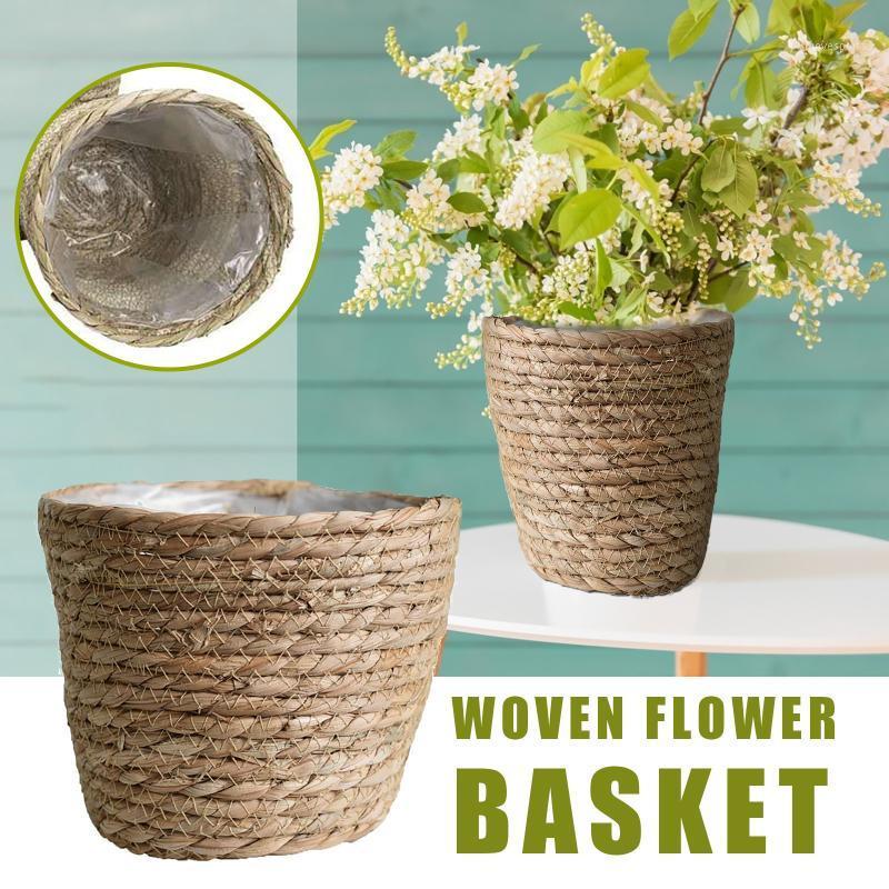 Gift Wrap Flower Pots Cover Storage Basket Plant Woven Planter Straw Pot Container Home Decorat1
Gift Wrap Flower Pots Cover Storage Basket Plant Woven Planter Straw Pot Container Home Decorat1