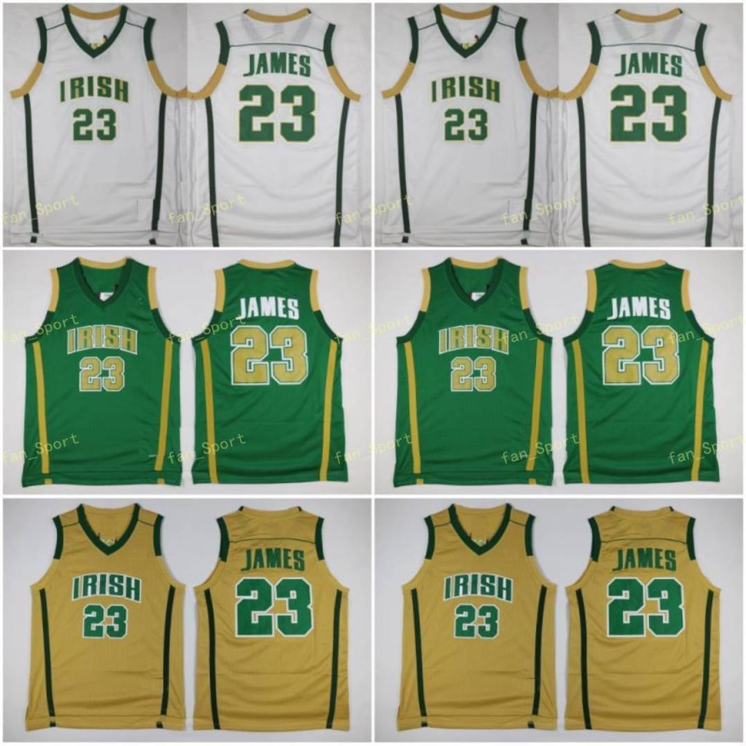 Irish St. Vincent Mary Jerseys Men Basketball High School LeBron 23 James Jersey Men Green White Away Team Sport Breathable, As
Irish St. Vincent Mary Jerseys Men Basketball High School LeBron 23 James Jersey Men Green White Away Team Sport Breathable, As