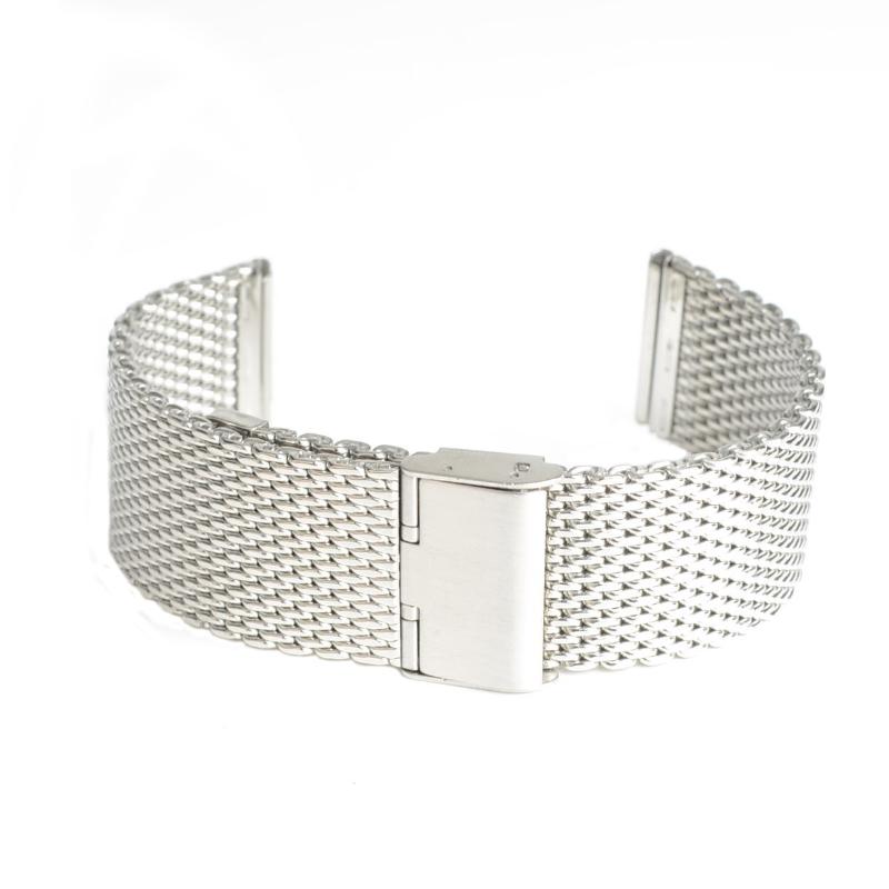 Watch Bands Unisex Stainless Steel Thick Mesh Band Strap Bracelet For Smart Fold Over Buckle Silver Watchbands 24mm
Watch Bands Unisex Stainless Steel Thick Mesh Band Strap Bracelet For Smart Fold Over Buckle Silver Watchbands 24mm