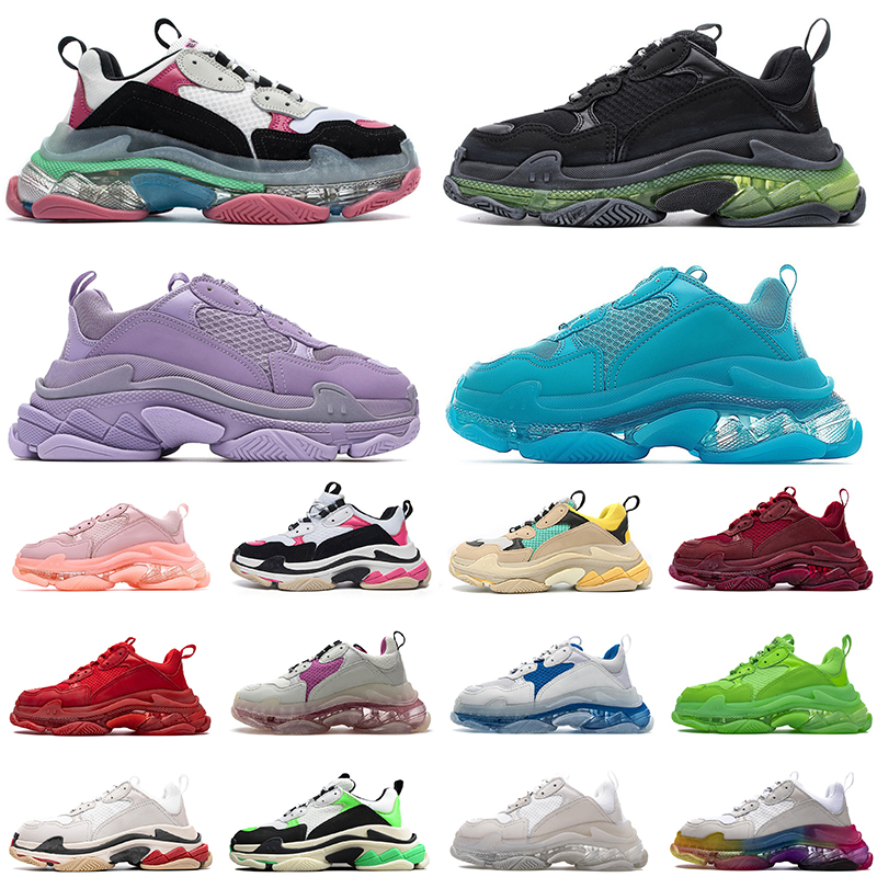 2022 clear sole triple s casual old dad shoes men women luxury designers platform 17FW paris sneakers vintage crystal bottom black white triple-s sports, A6 grey 36-45
2022 clear sole triple s casual old dad shoes men women luxury designers platform 17FW paris sneakers vintage crystal bottom black white triple-s sports, A6 grey 36-45