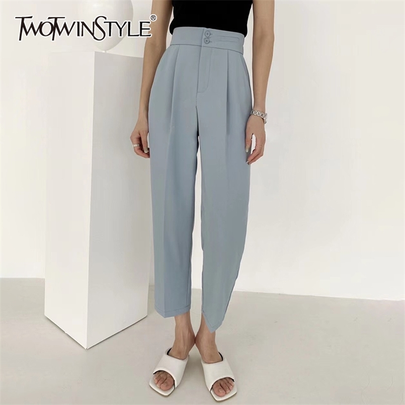 Minimalist White Harem Pants For Women High Waist Casual Loose Trouser Female Fashion Clothing Spring Style 210521, Black
Minimalist White Harem Pants For Women High Waist Casual Loose Trouser Female Fashion Clothing Spring Style 210521, Black