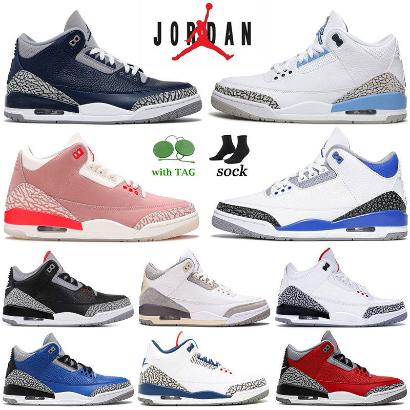 Nike Air Jordan 3 Jumpman Retro Basketball Shoes Men Women Jordans 3s III Georgetown UNC Racer Blue Jorden Rust Pink Black CAT Cement White Jordon Sneakers Trainers, # 40-47 tinker
Nike Air Jordan 3 Jumpman Retro Basketball Shoes Men Women Jordans 3s III Georgetown UNC Racer Blue Jorden Rust Pink Black CAT Cement White Jordon Sneakers Trainers, # 40-47 tinker