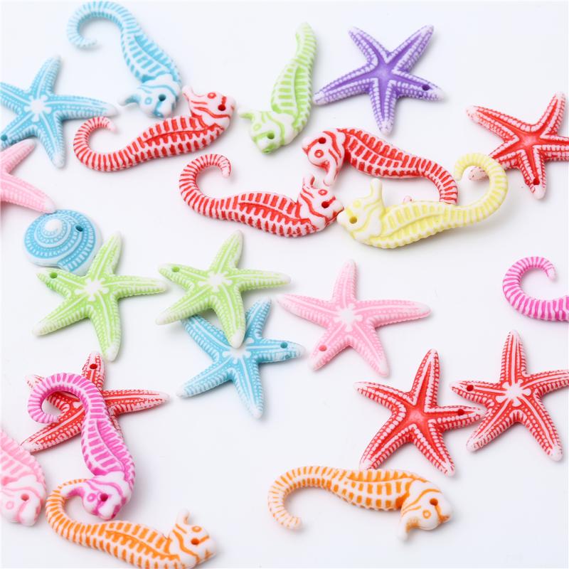 Other Ocean Series Seahorses Seashells Starfish Beads Acrylic Flat Loose Jewelry Making Crafts DIY Accessories
Other Ocean Series Seahorses Seashells Starfish Beads Acrylic Flat Loose Jewelry Making Crafts DIY Accessories