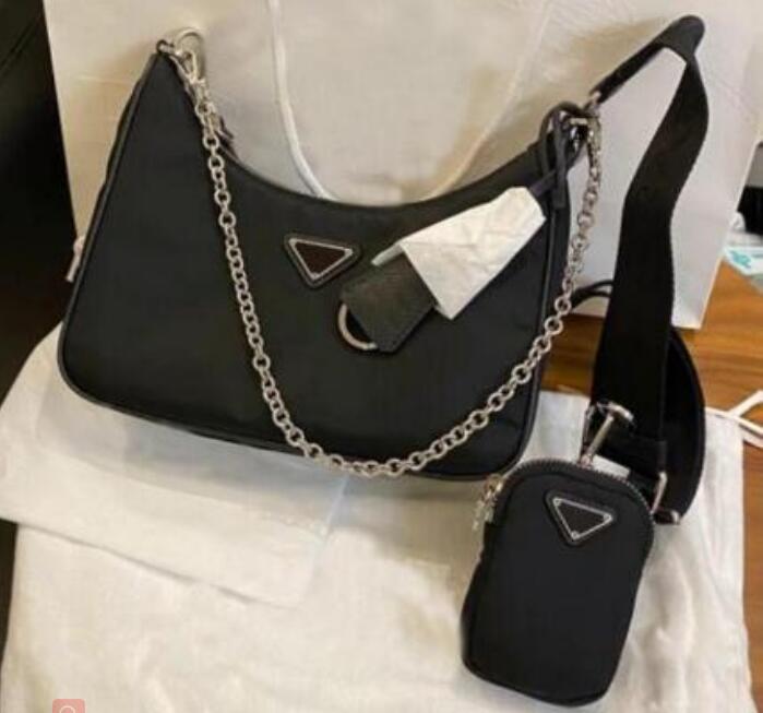 Handbag Women Luxury Designer Nylon bags with letters Wholesale canvas hobo shoulder bag lady Tote chains handbags messenger bagss, Black
Handbag Women Luxury Designer Nylon bags with letters Wholesale canvas hobo shoulder bag lady Tote chains handbags messenger bagss, Black