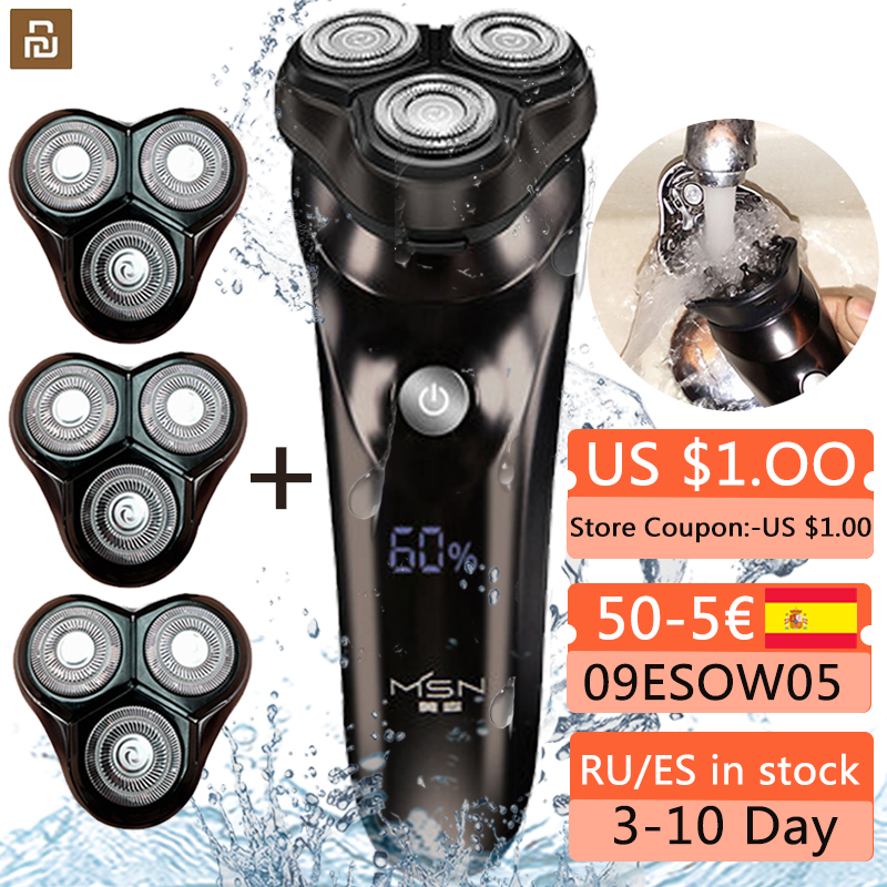 Smart Electric Shaver beard shaving razor Beard timmer for men IPX7 shaving machine man LCD Display shavers xiao mi Youpin
Smart Electric Shaver beard shaving razor Beard timmer for men IPX7 shaving machine man LCD Display shavers xiao mi Youpin