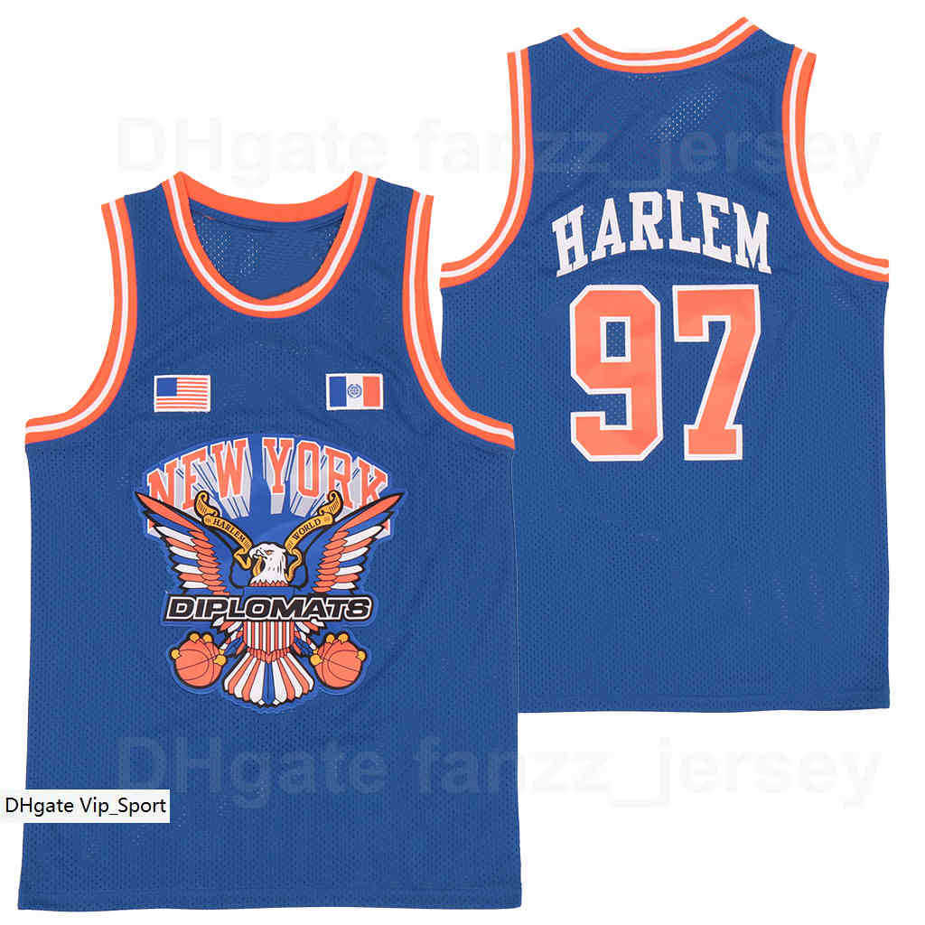 Moive THE DIPLOMATS X 97 Harlem Basketball Jersey Men Vintage Breathable Pure Cotton Pullover Team Color Blue Retro Sports Uniform Good, 999 red
Moive THE DIPLOMATS X 97 Harlem Basketball Jersey Men Vintage Breathable Pure Cotton Pullover Team Color Blue Retro Sports Uniform Good, 999 red