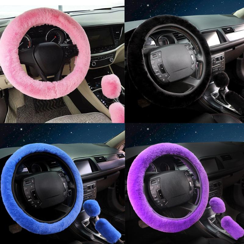Steering Wheel Covers 3pcs/Set Warm Faux Wool Cover 38cm Fluffy Thick Auto Car Plush Soft Decoration
Steering Wheel Covers 3pcs/Set Warm Faux Wool Cover 38cm Fluffy Thick Auto Car Plush Soft Decoration