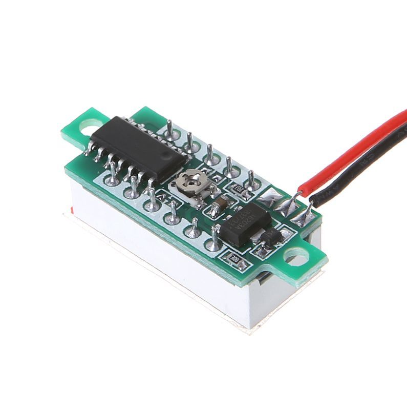 1 Pc 0.28 Inch Dc 2.5V-30V 2 Wire Mini Digital Voltmeter Led Screen Voltage Tester Meter