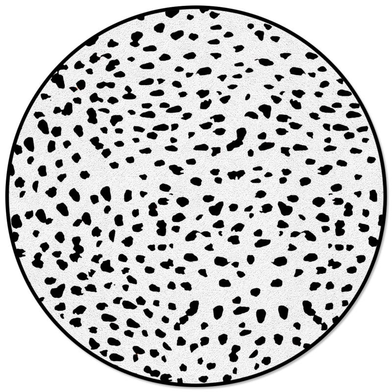 Carpets Black Spots White Background Round Rug For Living Room Home Decor Kids Children's Bedroom Area Rugs Mats, As pic
Carpets Black Spots White Background Round Rug For Living Room Home Decor Kids Children's Bedroom Area Rugs Mats, As pic