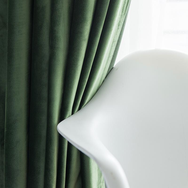 Curtain & Drapes Modern Solid Velet Blackout Curtains For Living Room Bedroom Green Window Treatment High Shading Blinds Custom
Curtain & Drapes Modern Solid Velet Blackout Curtains For Living Room Bedroom Green Window Treatment High Shading Blinds Custom