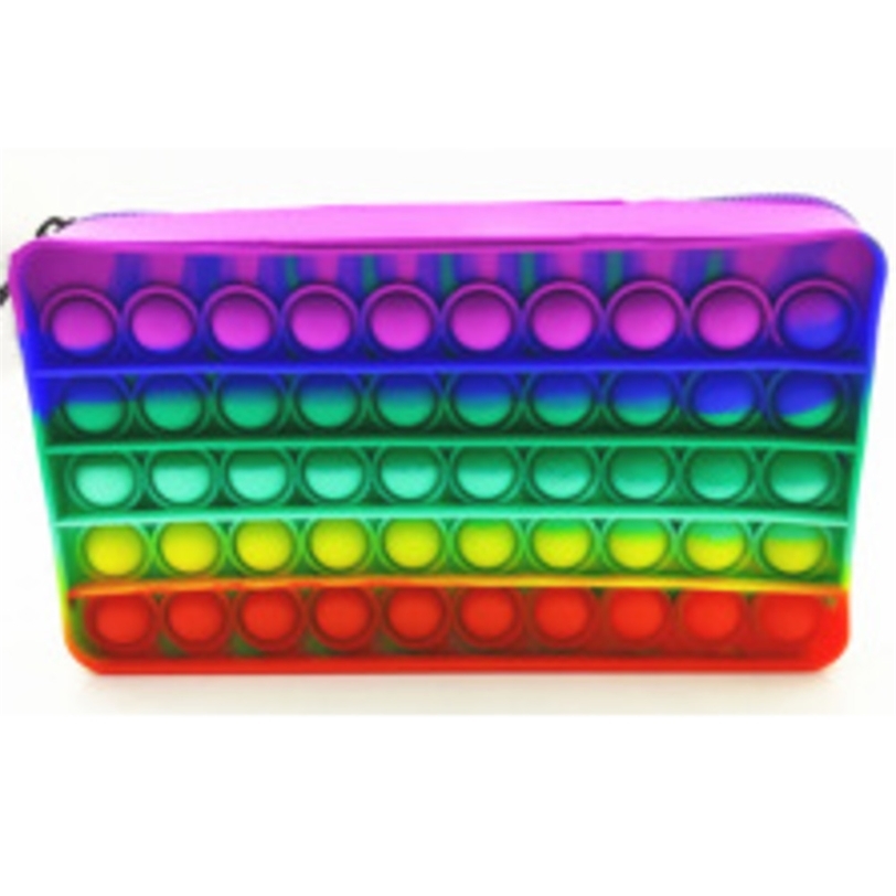 Rainbow Tie Dye Square Zipper Purses Push Pop Bubble Popper Zip Bag Rubber Finger Puzzle Toys Large Capacity Stationery Cases Cosmetic Storage Handbag Tote G7917YX
Rainbow Tie Dye Square Zipper Purses Push Pop Bubble Popper Zip Bag Rubber Finger Puzzle Toys Large Capacity Stationery Cases Cosmetic Storage Handbag Tote G7917YX