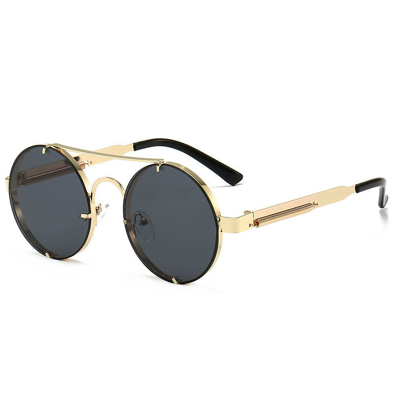 Cyberpunk Round Gothic Sunglasses Steampunk Retro Ladies Men's Shadow Driving UV400 Goggles Glasses wholesale, White;black
Cyberpunk Round Gothic Sunglasses Steampunk Retro Ladies Men's Shadow Driving UV400 Goggles Glasses wholesale, White;black