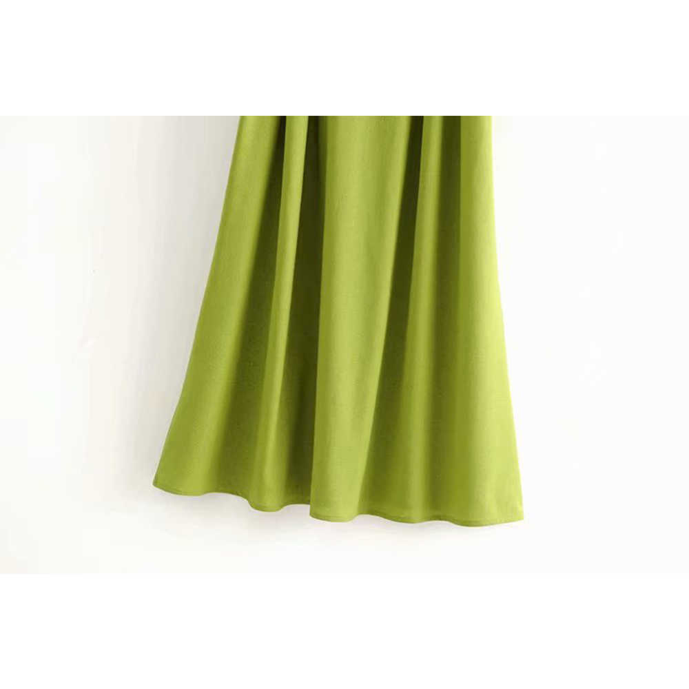 Summer Women Dress Square neckline Puff Sleeves elegant Casual Vintage Chic Lady Woman Maxi Sundress 210709