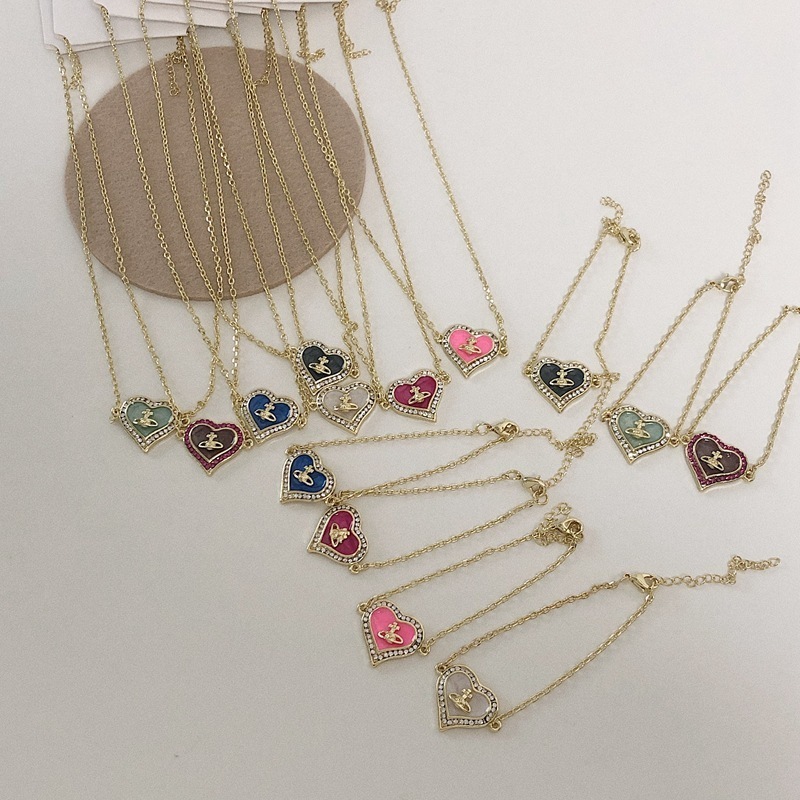 Retro Love Heart Saturn Planet Colorful Necklaces for Women O-Chain Chocker Necklace Girls Trendy Jewelry
Retro Love Heart Saturn Planet Colorful Necklaces for Women O-Chain Chocker Necklace Girls Trendy Jewelry