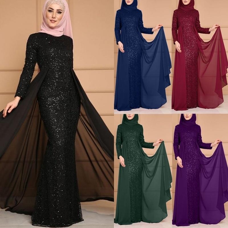 Casual Dresses Fake Two Piece Arab Islamic Clothing Women Muslim Sequin Abaya Maxi Long Dress Ramadan Dubai Kaftan Robe Plus Size -5XL, Black
Casual Dresses Fake Two Piece Arab Islamic Clothing Women Muslim Sequin Abaya Maxi Long Dress Ramadan Dubai Kaftan Robe Plus Size -5XL, Black