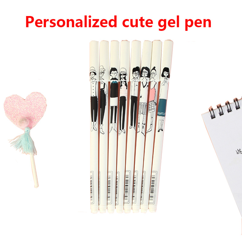 Christmas simple creative pen personality cute hand-painted character style student portable compact black gel pens office signature, Blue;orange
Christmas simple creative pen personality cute hand-painted character style student portable compact black gel pens office signature, Blue;orange