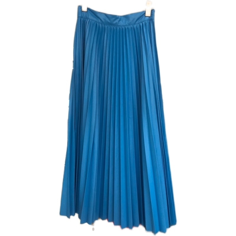 Nomikuma Fashion Solid Women Skirt Causal Stretch High Waist Pleated A-line Skirts Spring New Bottoms Mujer Faldas 6D856 210427