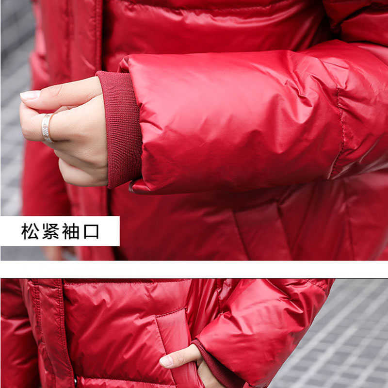 Autumn Winter 90% White Duck Down Long Women Coat Female Thick Warm Parkas Women Down Hooded Jacket Women 211007wtt