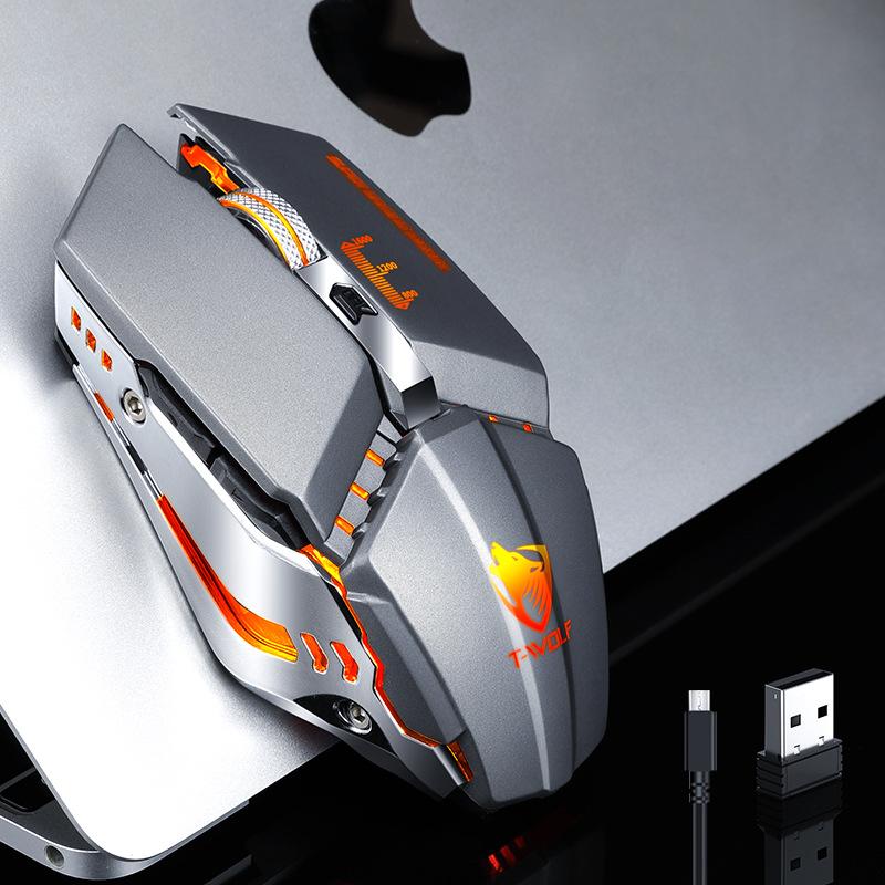 Electroplated RGB Wireless Gaming Mouse Computer Ergonomic Rechargeable Mice With Optical Backlit USB For PC Laptop
Electroplated RGB Wireless Gaming Mouse Computer Ergonomic Rechargeable Mice With Optical Backlit USB For PC Laptop