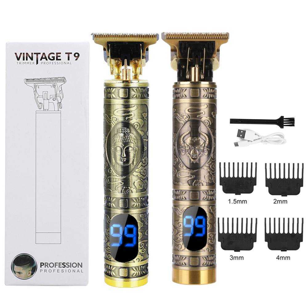 LCD Display Hair Clipper Beard Trimmer Rechargeable T9 Wireless Electric Shaver Barber Hair Cutting Machine Shaving Razor Mower X0625
LCD Display Hair Clipper Beard Trimmer Rechargeable T9 Wireless Electric Shaver Barber Hair Cutting Machine Shaving Razor Mower X0625