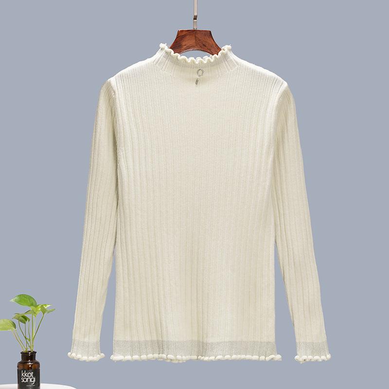 Women's Sweaters Turtleneck Sweater Bottoming Shirt Autumn Winter 2021 Warm Soft Top With Tight-Fitting Curl Pullovers Women, Gray
Women's Sweaters Turtleneck Sweater Bottoming Shirt Autumn Winter 2021 Warm Soft Top With Tight-Fitting Curl Pullovers Women, Gray