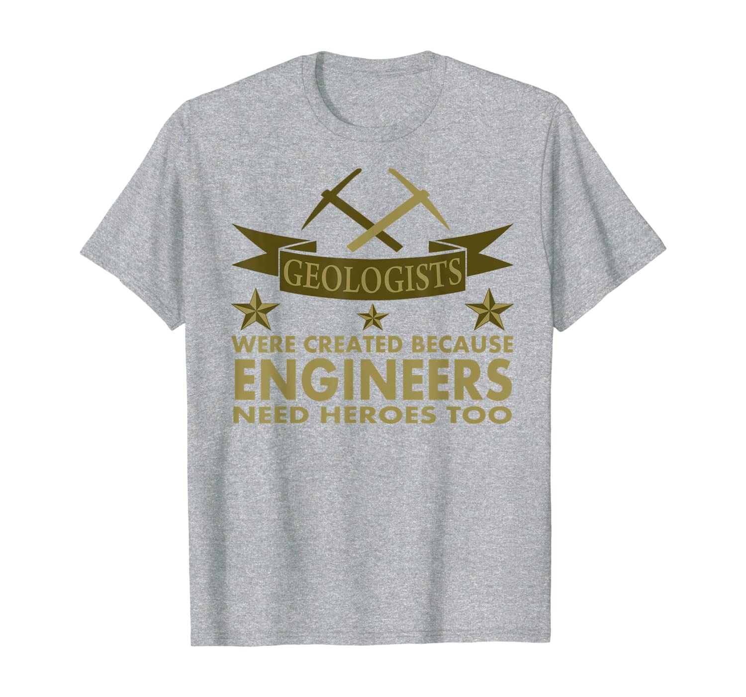 geologists were created because engineers need heroes too t-shirt, White;black
geologists were created because engineers need heroes too t-shirt, White;black