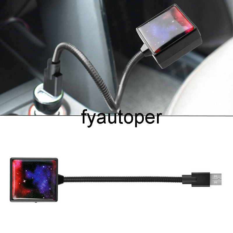 USB Entertainment Car Light Projector Interior Parts Atmosphere Starry Sky Lamp LED Star Night Light Bulb Car Accessories