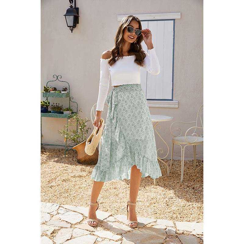 Bohemian Floral Printed Women Skirt Casual High Waist Irregular Ruffle Spilt Maxi Lady Skirts W765 210526, Pink
Bohemian Floral Printed Women Skirt Casual High Waist Irregular Ruffle Spilt Maxi Lady Skirts W765 210526, Pink
