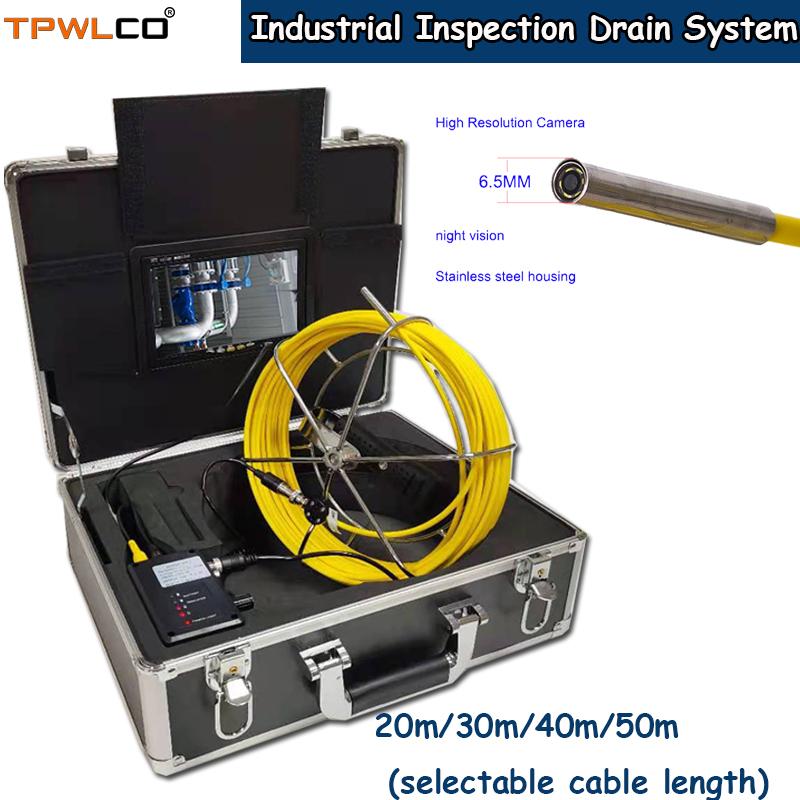 20-50m High Quality Cable Waterproof 6.5mm Pipeline Color Video Camera With 6pcs Lights 7inch Industrial Inspection Drain System IP Cameras
20-50m High Quality Cable Waterproof 6.5mm Pipeline Color Video Camera With 6pcs Lights 7inch Industrial Inspection Drain System IP Cameras