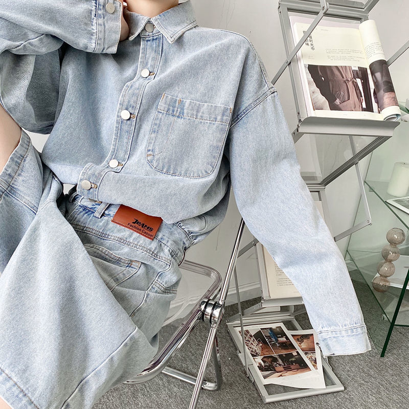IEFB Men's Spring Long Sleeve Overalls Deconstruct Korean Loose Denim Workwear Couple's Shorts Jumpsuit Trend Clothes 9Y6081 210524