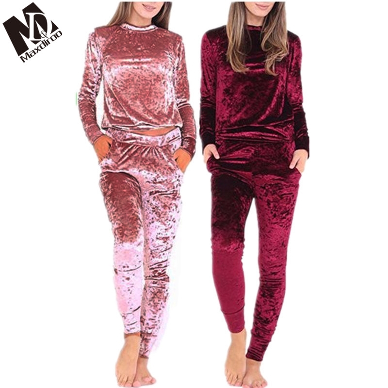 Maxdiroo 6 Colors Tracksuit Costumes for Women Velvet Set Long Sleeve Top+Slim Velour Suit Elastic Waist Pant Sportswear XXXL, Gray
Maxdiroo 6 Colors Tracksuit Costumes for Women Velvet Set Long Sleeve Top+Slim Velour Suit Elastic Waist Pant Sportswear XXXL, Gray