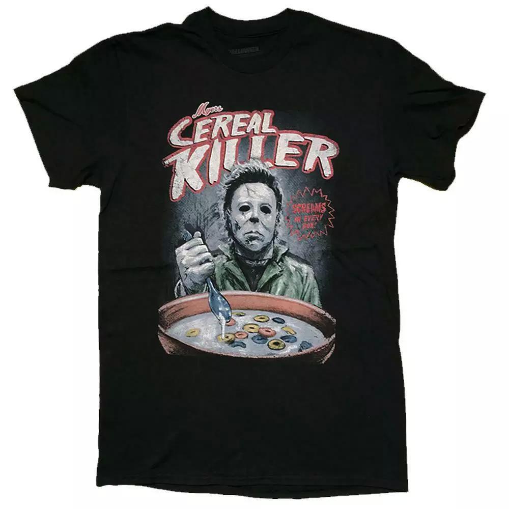 Halloween Michael Myers Cereal Killer Parody T-Shirt Unisex Sizes to 3XL, Mainly pictures
Halloween Michael Myers Cereal Killer Parody T-Shirt Unisex Sizes to 3XL, Mainly pictures