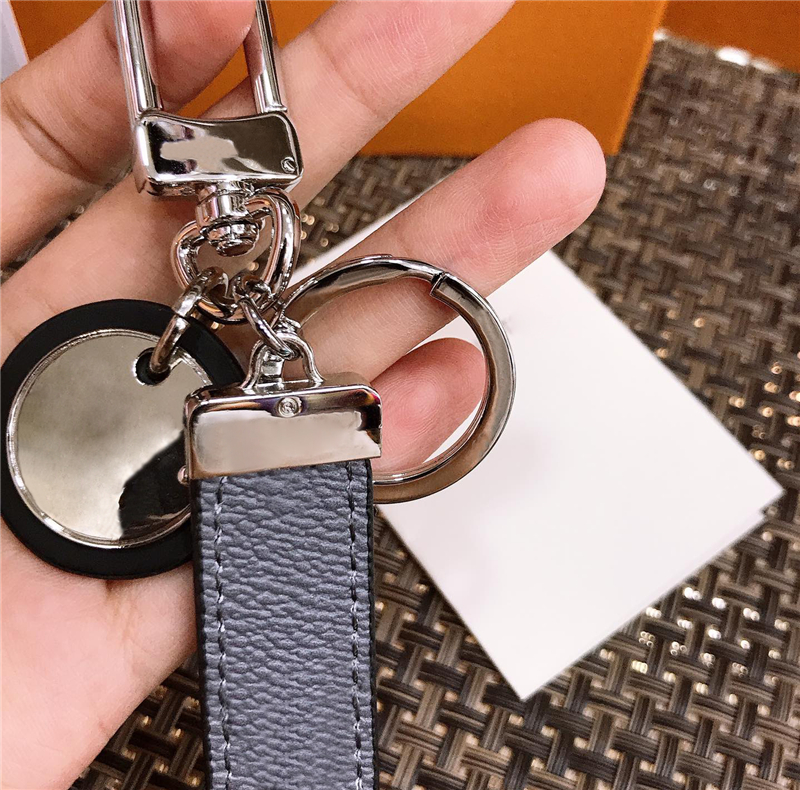 2022 Black/White/Gray PU Leather Key Chain Ring Accessories Fashion Car Keychain NEO Club Keychains Buckle for Men Women with Retail Box